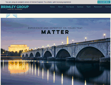 Tablet Screenshot of brimleygroup.com